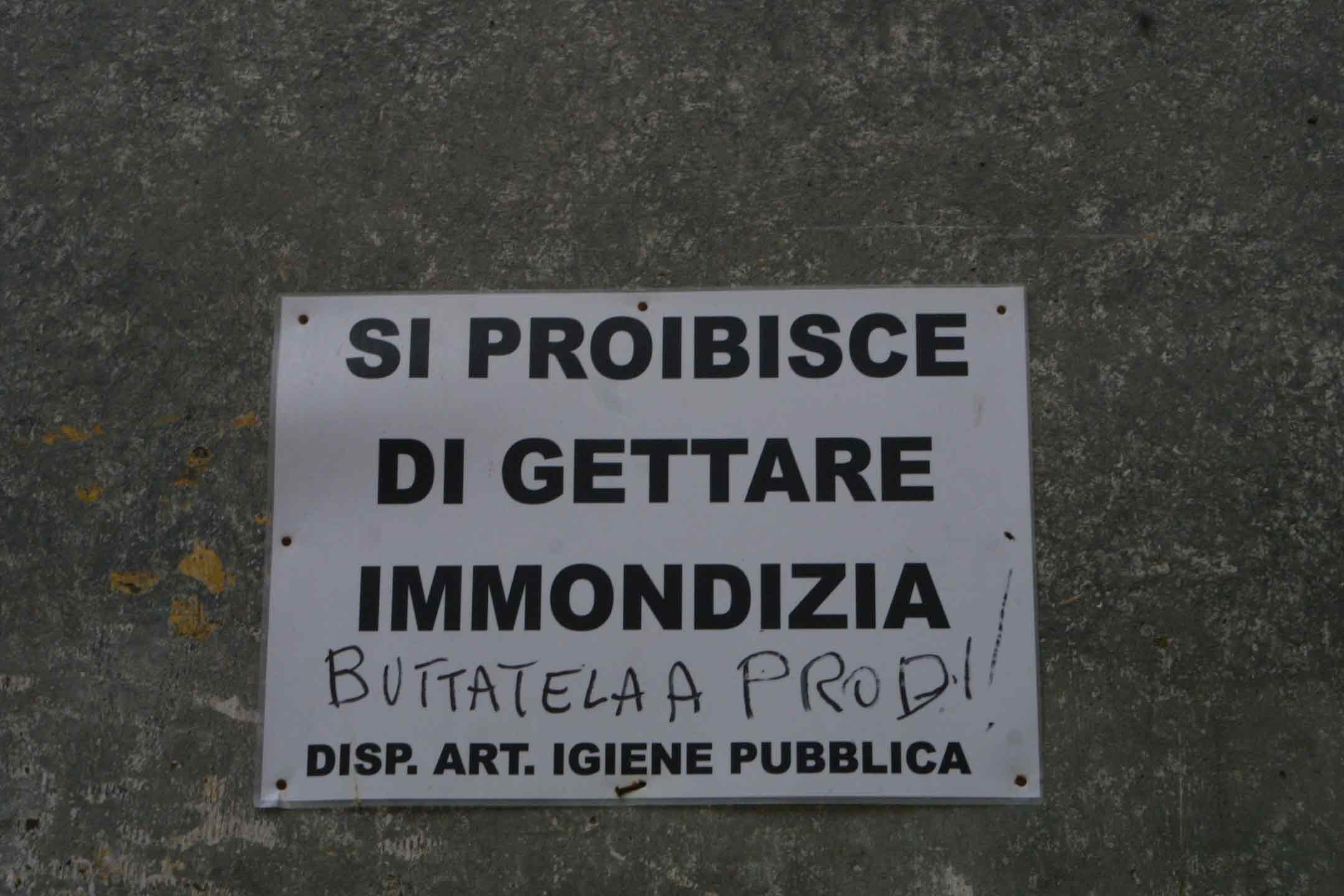 TOPONOMASTICA e CARTELLONISTICA